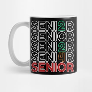 funny senior 2024 vintage retro style class of 2024 graduation Mug